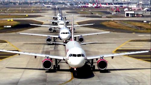 Traffic at Mumbai Airport